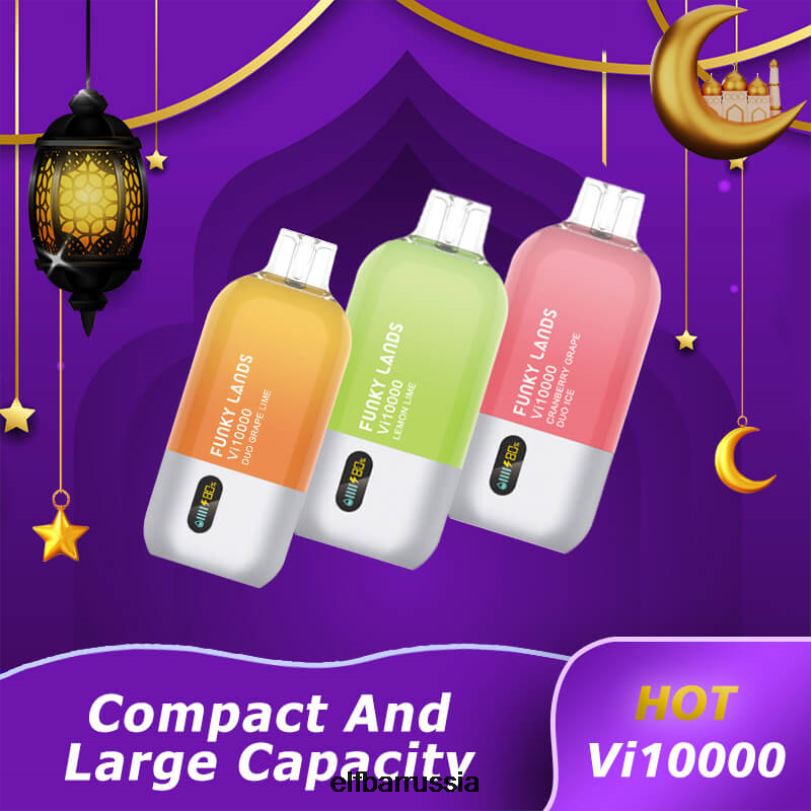 ELFBAR Одноразовые сигареты Funky Lands vi10000 черничный лед V4DFP158