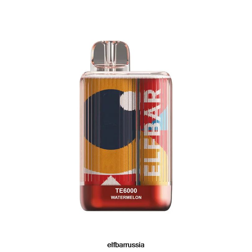 ELFBAR одноразовые затяжки vape te6000 арбуз V4DFP78