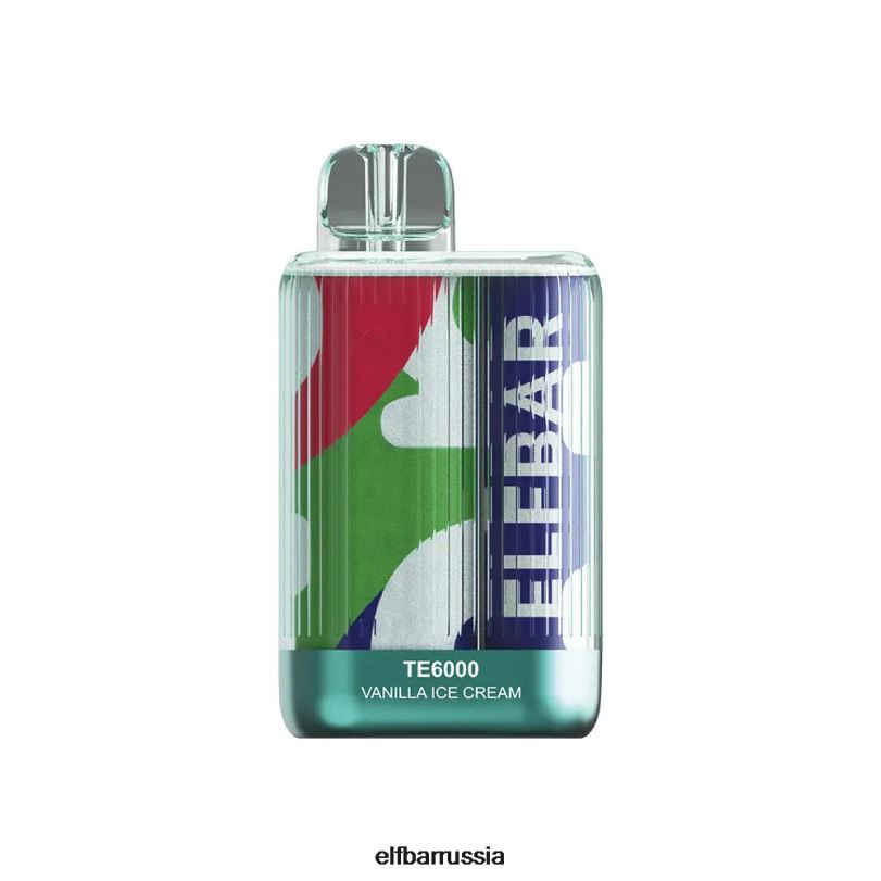 ELFBAR одноразовые затяжки vape te6000 Ванильное мороженное V4DFP79