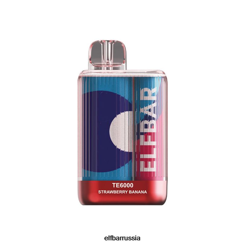 ELFBAR одноразовые комбо vape te6000 с клубникой клубника банан V4DFP94