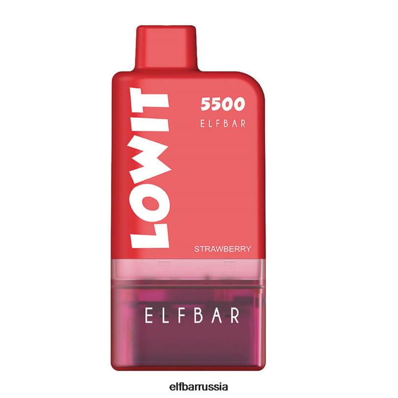 ELFBAR предварительно заполненный комплект модулей lowit 5500 2%nic клубничный лед V4DFP125