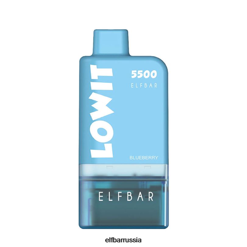 ELFBAR предварительно заполненный комплект модулей lowit 5500 2%nic голубая малина V4DFP126