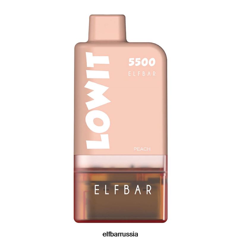 ELFBAR предварительно заполненный комплект модулей lowit 5500 2%nic сочный персик V4DFP130