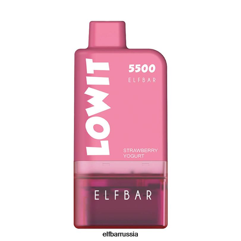 ELFBAR предварительно заполненный комплект модулей lowit 5500 2%nic клубничный йогурт V4DFP132